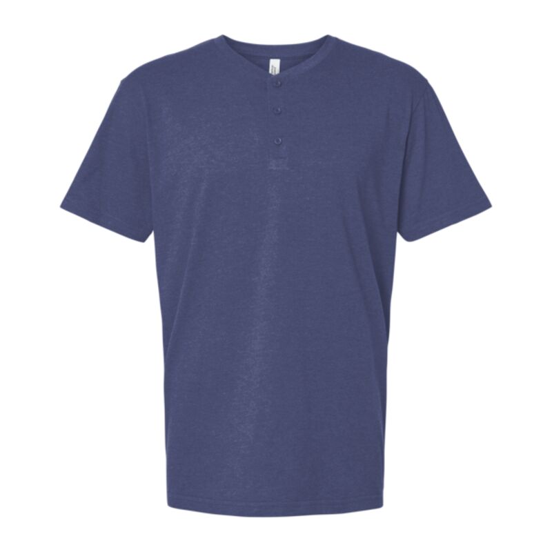 Unisex CVC Henley Tee Thumbnail