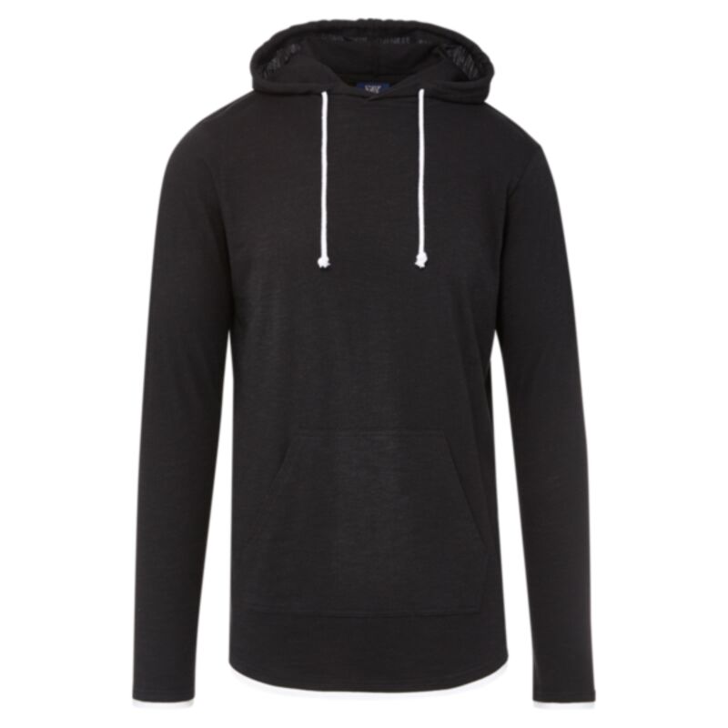 Unisex Miles Slub Hooded Long Sleeve T-Shirt Thumbnail