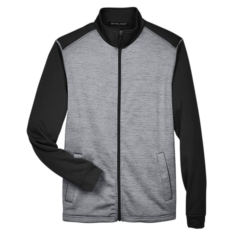 Men's Newbury Colorblock Mélange Fleece Full-Zip jacket Thumbnail