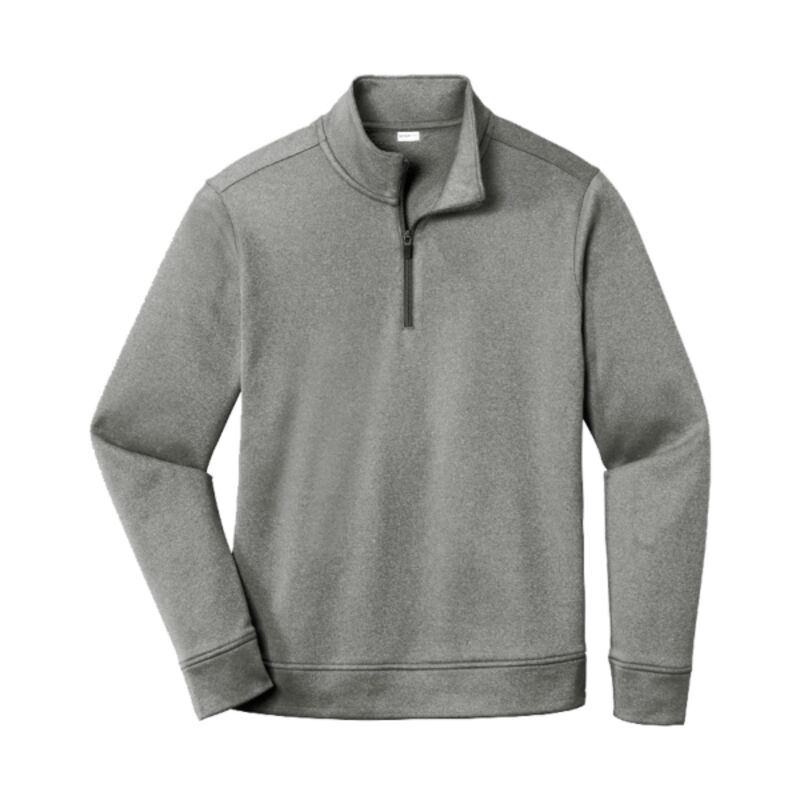 PosiCharge ® Sport Wick ® Heather Fleece 1/4 Zip Pullover Thumbnail