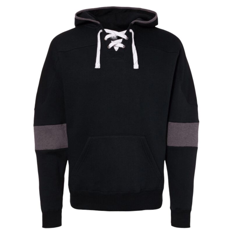 Men's Sport Lace Colorblocked Fleece Hooded Sweatshirt Thumbnail