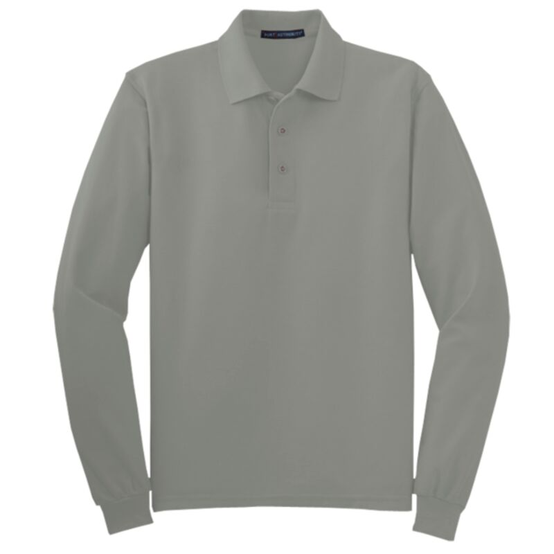 Tall Silk Touch™ Long Sleeve Polo Thumbnail